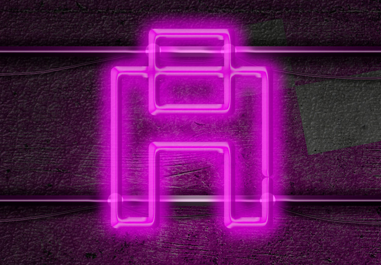 Large canvas print Pink Neon [Large Format] 125553 additionalImage 4