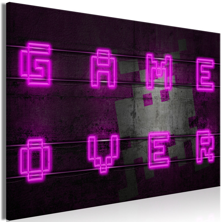 Large canvas print Pink Neon [Large Format] 125553 additionalImage 2