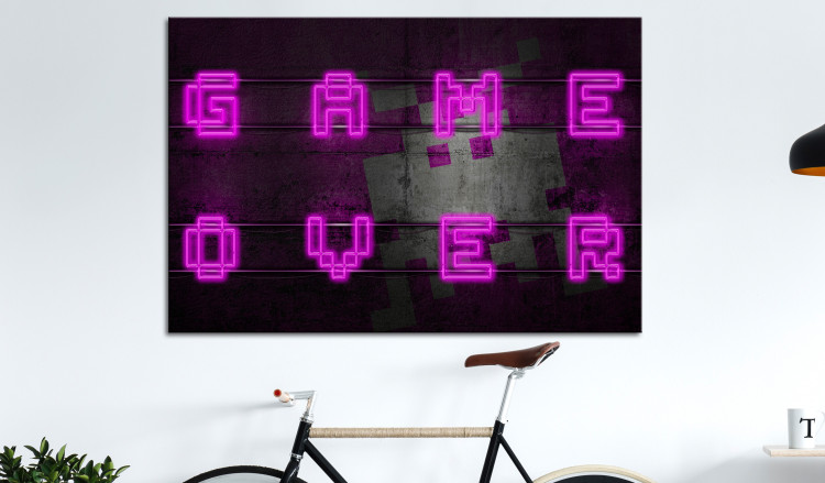 Large canvas print Pink Neon [Large Format] 125553 additionalImage 5