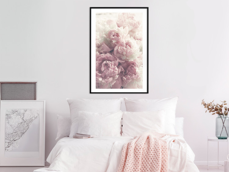 Wall Poster Delicate Peonies - landscape of a field with white and pink flowers 125753 additionalImage 6
