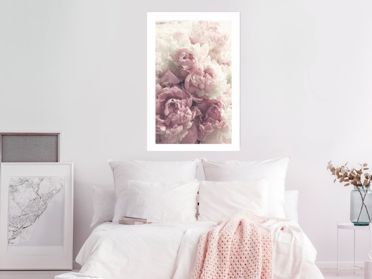 Wall Poster Delicate Peonies - landscape of a field with white and pink flowers 125753 additionalImage 4