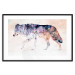 Wall Poster Lonely Wolf - colorful animal in an abstract style on a light background 126953 additionalThumb 15