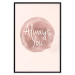 Wall Poster Always You - English inscription on watercolor pink background 127853 additionalThumb 16