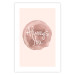 Wall Poster Always You - English inscription on watercolor pink background 127853 additionalThumb 19