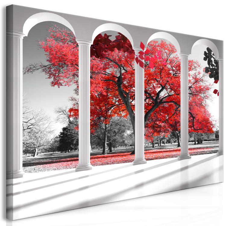 Large canvas print Red Maple II [Large Format] 128753 additionalImage 2