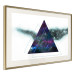 Wall Poster Cosmic Triangles - geometric abstraction on a solid white background 129153 additionalThumb 3