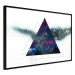 Wall Poster Cosmic Triangles - geometric abstraction on a solid white background 129153 additionalThumb 11