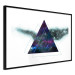 Wall Poster Cosmic Triangles - geometric abstraction on a solid white background 129153 additionalThumb 6