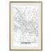 Wall Poster Map of Florence - black topographic map on a white background with labels 130453 additionalThumb 20