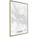Wall Poster Map of Florence - black topographic map on a white background with labels 130453 additionalThumb 12