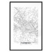 Wall Poster Map of Florence - black topographic map on a white background with labels 130453 additionalThumb 15