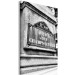Canvas Art Print Champs-Elysees Avenue - black and white graphic of famous Paris street 132253 additionalThumb 2