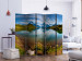 Room Divider Mountains Reflecting in Lake Surface (5-piece) - nature landscape 132953 additionalThumb 2