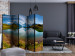 Room Divider Mountains Reflecting in Lake Surface (5-piece) - nature landscape 132953 additionalThumb 4