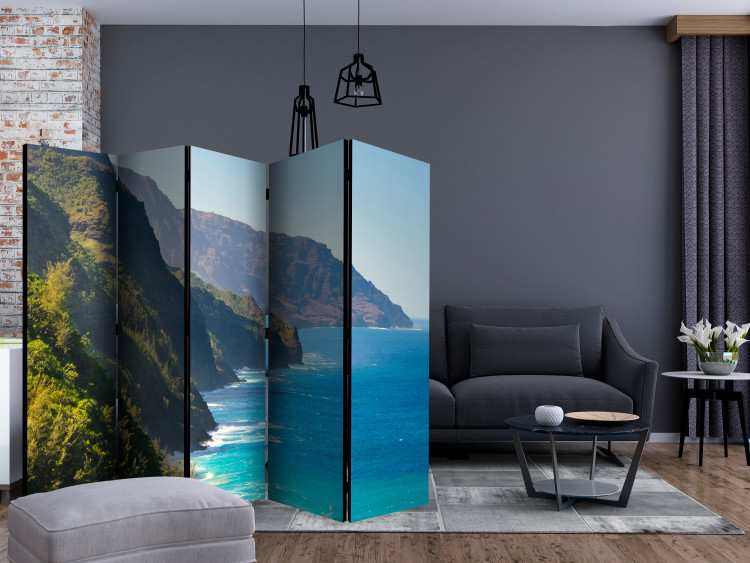 Room Divider Screen On Pali Coast, Kauai, Hawaii II - seascape and rocks landscape 133953 additionalImage 4
