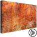 Canvas Print Autumn park - abstraction with blurry floral in red and yellow 135453 additionalThumb 6