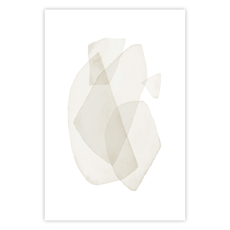 Wall Poster Fragile Moments - a minimalist abstraction in round shapes on white 136053 additionalImage 19