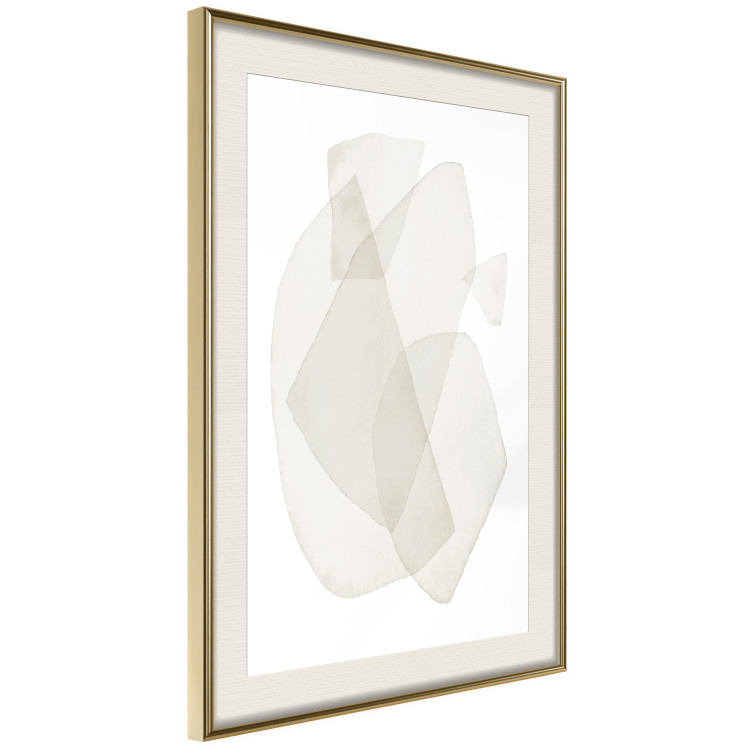 Wall Poster Fragile Moments - a minimalist abstraction in round shapes on white 136053 additionalImage 18