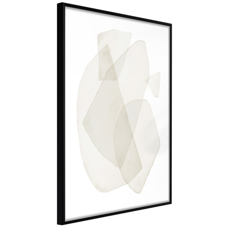 Wall Poster Fragile Moments - a minimalist abstraction in round shapes on white 136053 additionalImage 16