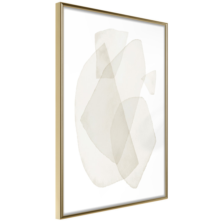 Wall Poster Fragile Moments - a minimalist abstraction in round shapes on white 136053 additionalImage 15