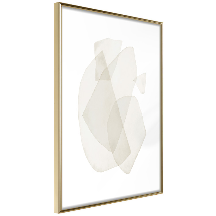 Wall Poster Fragile Moments - a minimalist abstraction in round shapes on white 136053 additionalImage 20