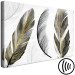 Canvas Print Boho in the Wind (1-piece) - black and gray feathers in abstraction 143953 additionalThumb 6