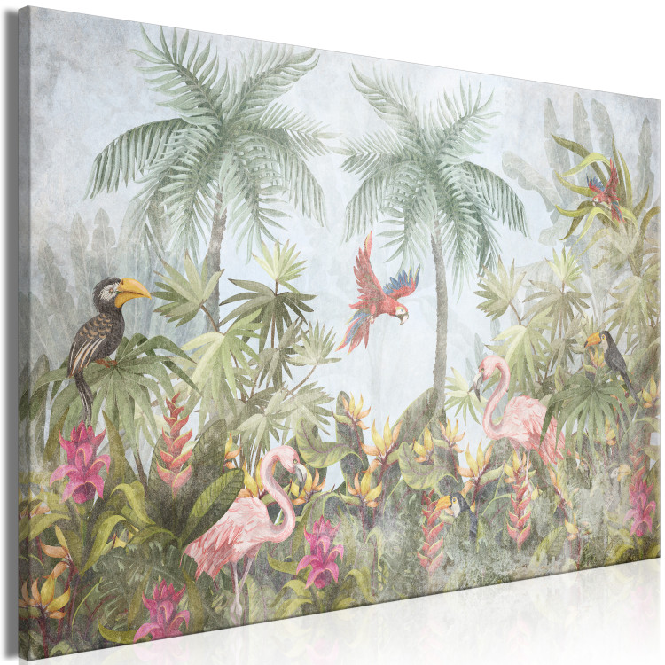 Canvas Print Moment in Paradise - Tropical Landscape of the Jungle and the Animals That Live in It 146453 additionalImage 2