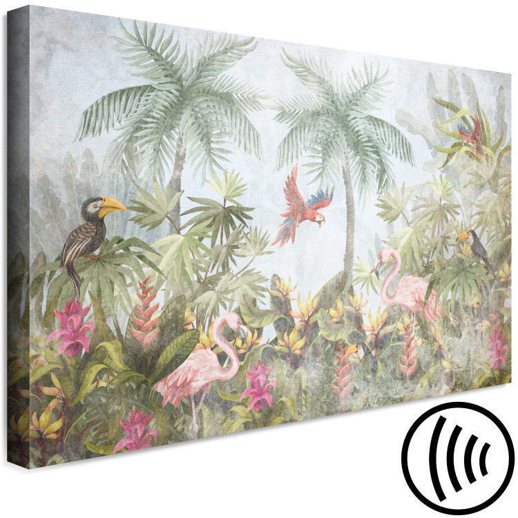 Canvas Print Moment in Paradise - Tropical Landscape of the Jungle and the Animals That Live in It 146453 additionalImage 6