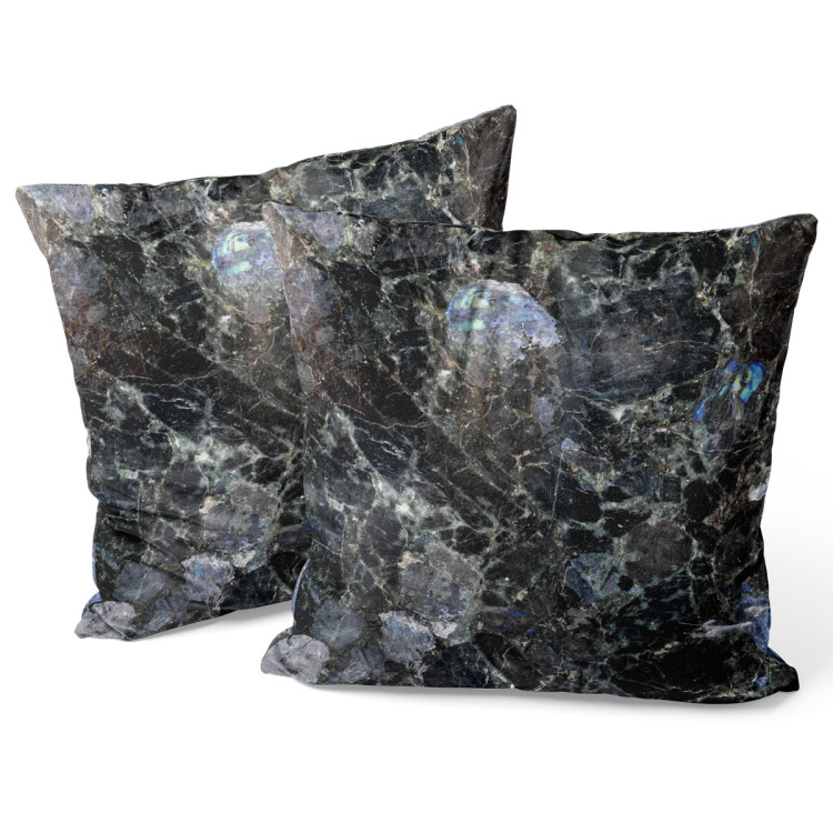 Decorative Velor Pillow Cosmic crystal - a surface detail of a precious stone 147053 additionalImage 3