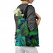 Shopping Bag Juicy leaves - plant composition shown on a purple background 147453 additionalThumb 3