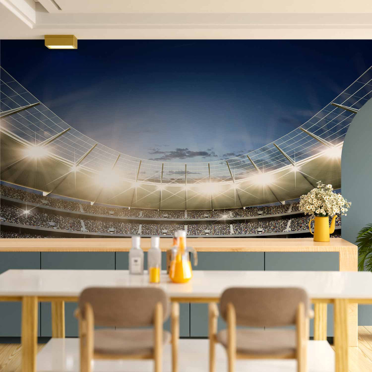 Wall Mural Football Stadium - Turf and Stands Before the Final Match 147653 additionalImage 6