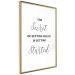 Wall Poster The Secret of Getting Ahead Is Getting Started - Motivational Sentence 149253 additionalThumb 12