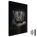 Canvas Art Print AI Maine Coon Cat - Tiny Blue-Eyed Animal in a Shoe - Vertical 150153 additionalThumb 8