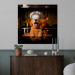 Canvas Art Print AI Golden Retriever Dog - Cheerful Animal in the Role of a Cook - Square 150253 additionalThumb 11