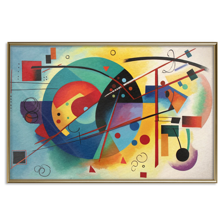 Poster Painterly Abstraction - A Composition Inspired by Kandinsky’s Work 151153 additionalImage 24