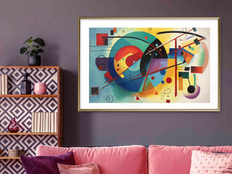Poster Painterly Abstraction - A Composition Inspired by Kandinsky’s Work 151153 additionalImage 17