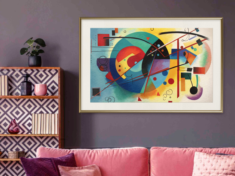 Poster Painterly Abstraction - A Composition Inspired by Kandinsky’s Work 151153 additionalImage 25