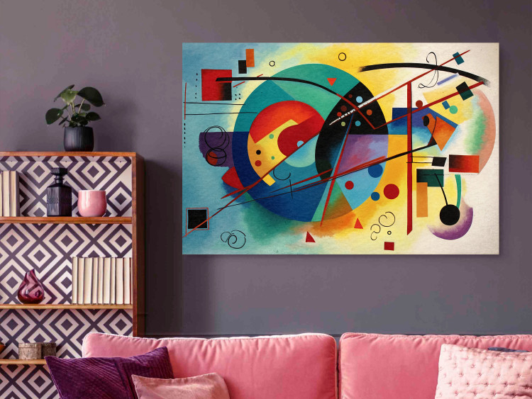 Poster Painterly Abstraction - A Composition Inspired by Kandinsky’s Work 151153 additionalImage 16