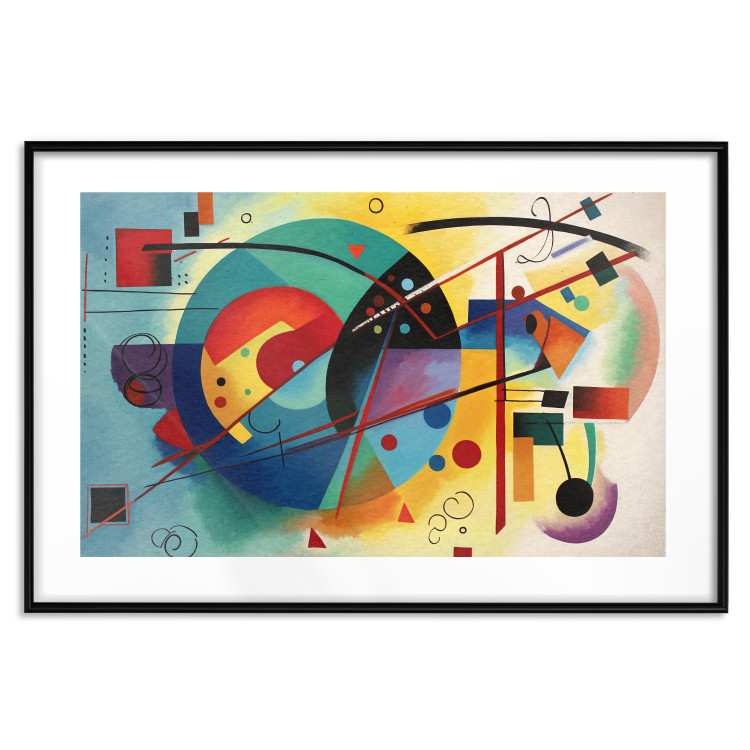 Poster Painterly Abstraction - A Composition Inspired by Kandinsky’s Work 151153 additionalImage 22