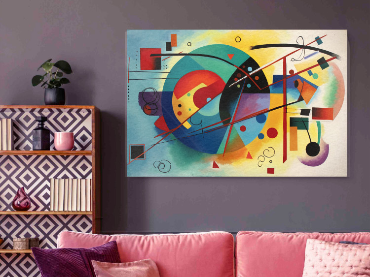 Poster Painterly Abstraction - A Composition Inspired by Kandinsky’s Work 151153 additionalImage 23