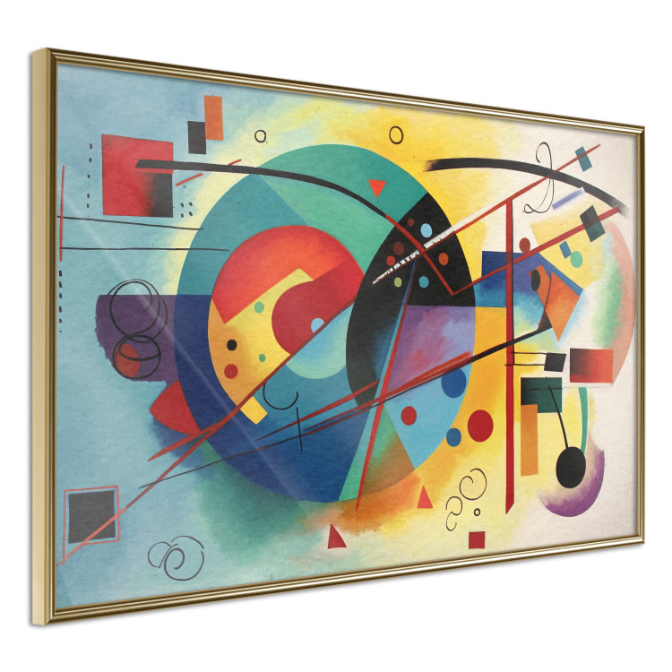 Poster Painterly Abstraction - A Composition Inspired by Kandinsky’s Work 151153 additionalImage 5