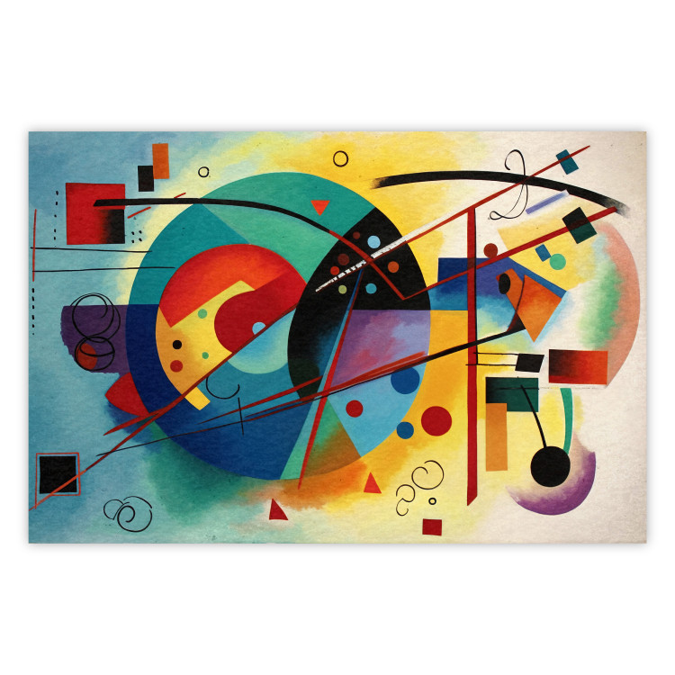 Poster Painterly Abstraction - A Composition Inspired by Kandinsky’s Work 151153