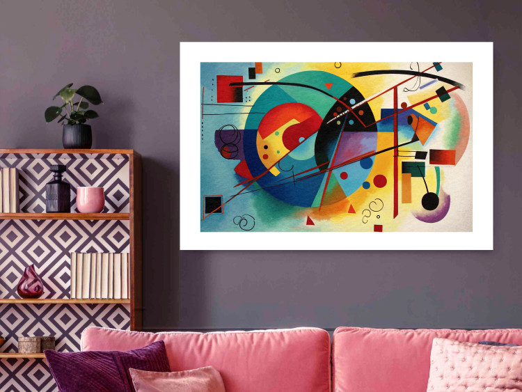 Poster Painterly Abstraction - A Composition Inspired by Kandinsky’s Work 151153 additionalImage 12