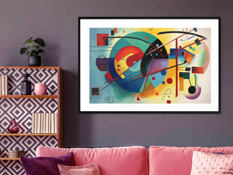 Poster Painterly Abstraction - A Composition Inspired by Kandinsky’s Work 151153 additionalImage 11
