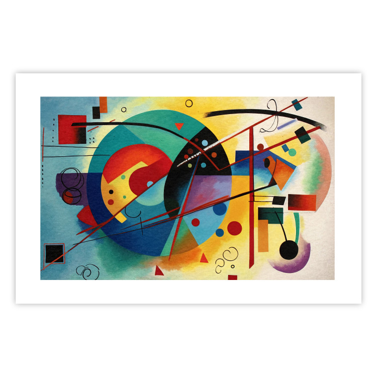 Poster Painterly Abstraction - A Composition Inspired by Kandinsky’s Work 151153 additionalImage 15