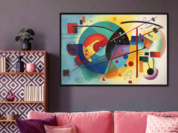 Poster Painterly Abstraction - A Composition Inspired by Kandinsky’s Work 151153 additionalImage 21