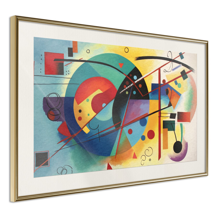 Poster Painterly Abstraction - A Composition Inspired by Kandinsky’s Work 151153 additionalImage 7