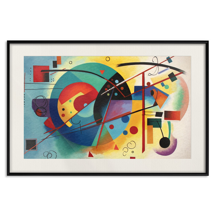 Poster Painterly Abstraction - A Composition Inspired by Kandinsky’s Work 151153 additionalImage 19