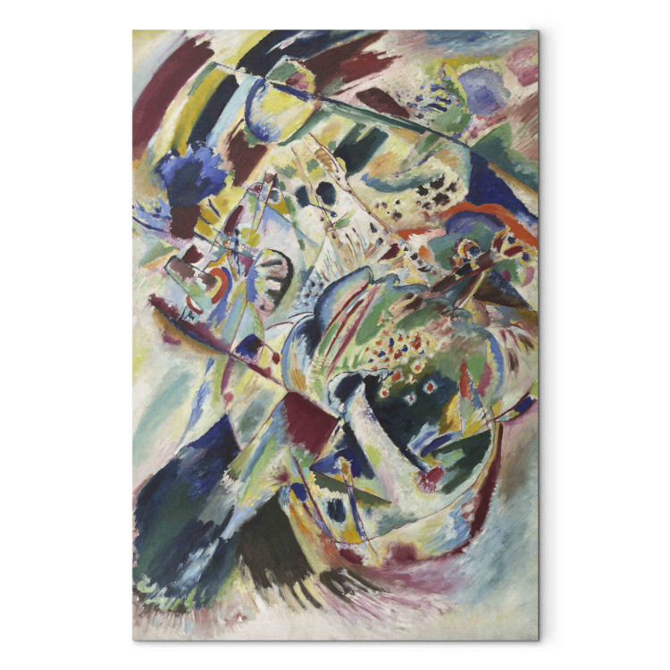 Large canvas print Panel 4 - A Colorful Composition by Wassily Kandinsky [Large Format] 151653