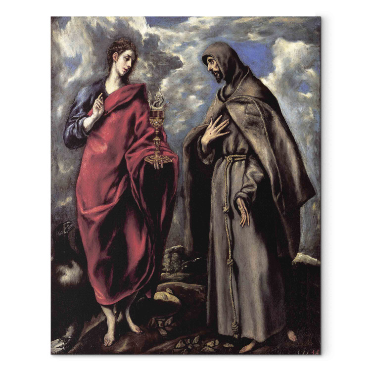 Reproduction Painting St. John the Evangelist and St. Francis 152753